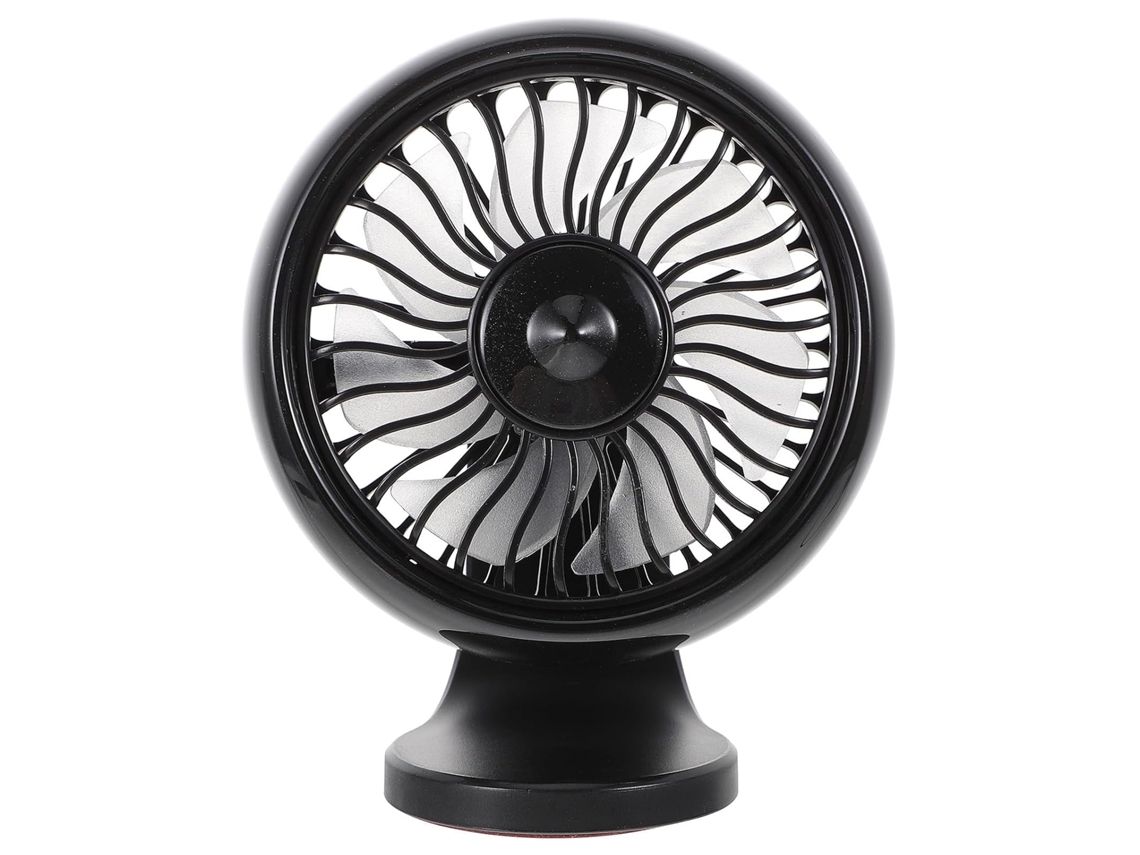 Ventilador USB silencioso compatível com PC, em ABS, para refrigeração de carros.