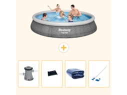 Bestway Piscina Bestway Fast Set Redonda - 396x84 Cm - 5-peças S252