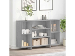 Vidaxl Aparador 120x30x75 Cm Derivados De Madeira Cinzento Sonoma