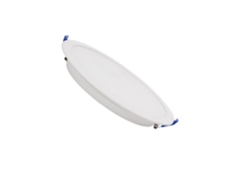 Placa Led 18w Circular Solid Corte Ø 195-210 Mm 3000k Triac Branco Quente