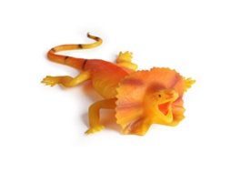 Ats figura de Lagarto Amarelo de Borracha Tpr Realista Brinquedo Anti estresse Simulação Animal para Crianças Brincadeiras