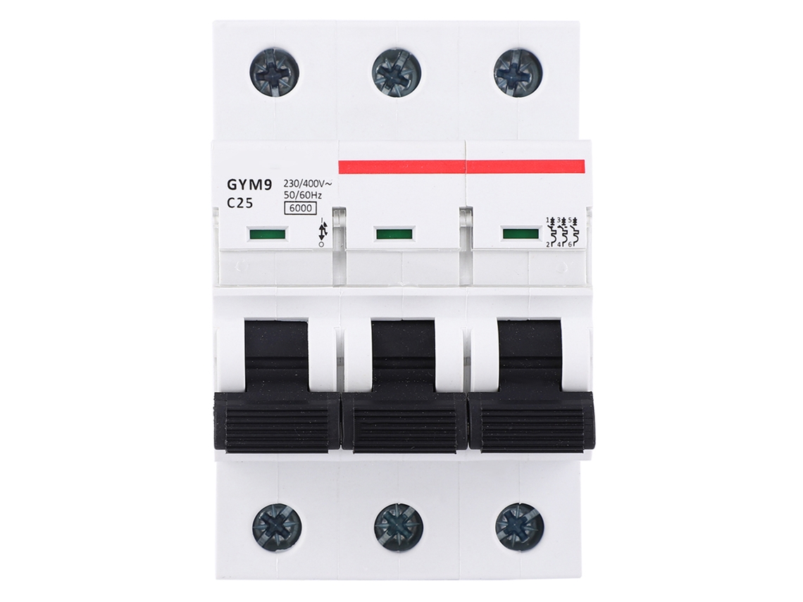 Gym9 3p Mcb Interruptor de Circuito Miniatura Proteção 400vac 16a