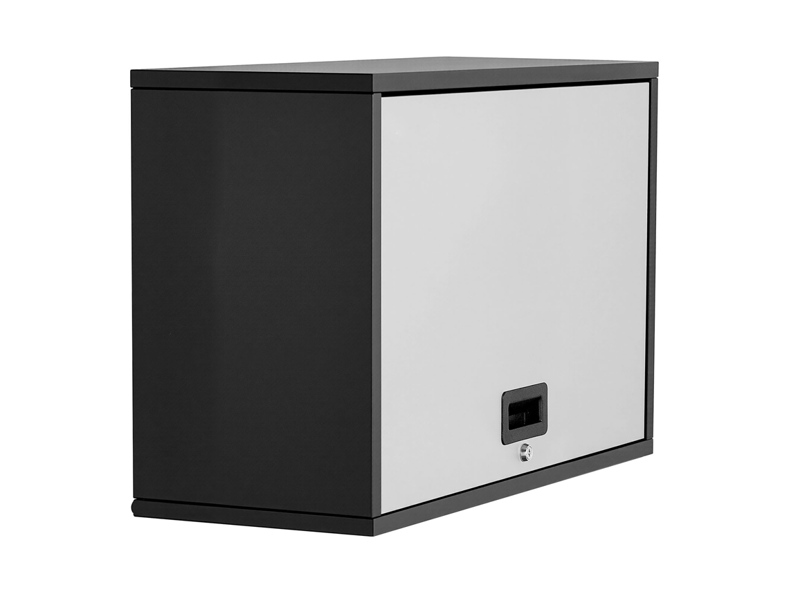 Armário De Parede Para Oficina Succebuy Com Porta Articulada, 770 X 305 X 500 Mm, Preto