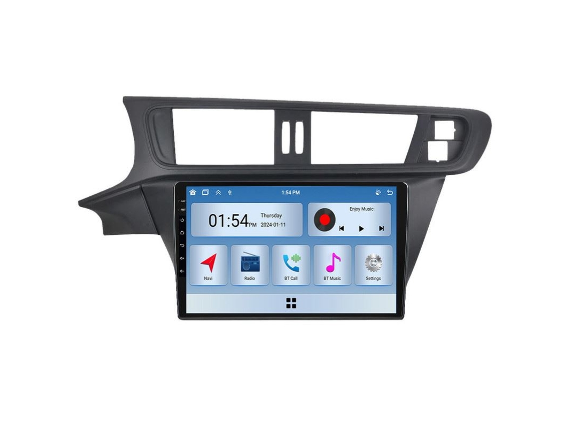 Central Multimídia Carplay Gps 6 Gb 128 Gb Para Citroën C3-xr C3xr 2010-2018 Android Auto Bluetooth