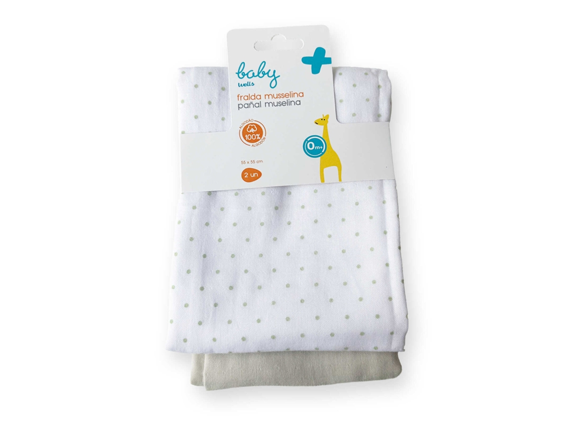 Fralda Musselina 0m Baby Wells