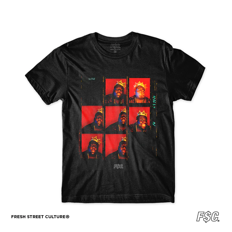 T-shirt Rockinstone Notorious Big / Polaroid Cartel(s)