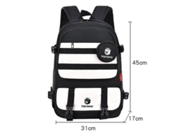 Mochila Feminina Para Estudantes Do Ensino Médio, Mochila Leve De Grande Capacidade Para Campus Olysi Shop