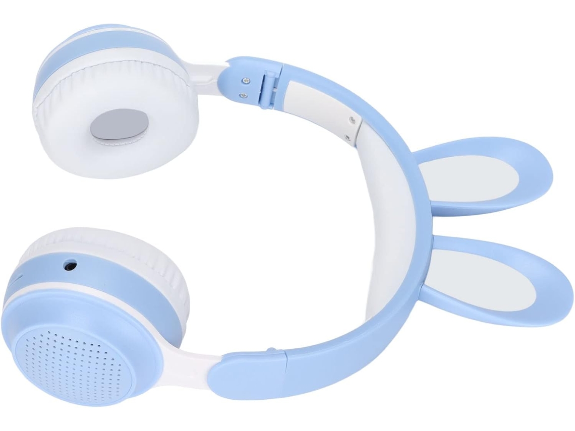 Fone De Ouvido Infantil Sem Fio Annadue, Bluetooth 5 0, Com Luz Led, Design Dobrável Com Orelhas De Coelho, Ideal Para