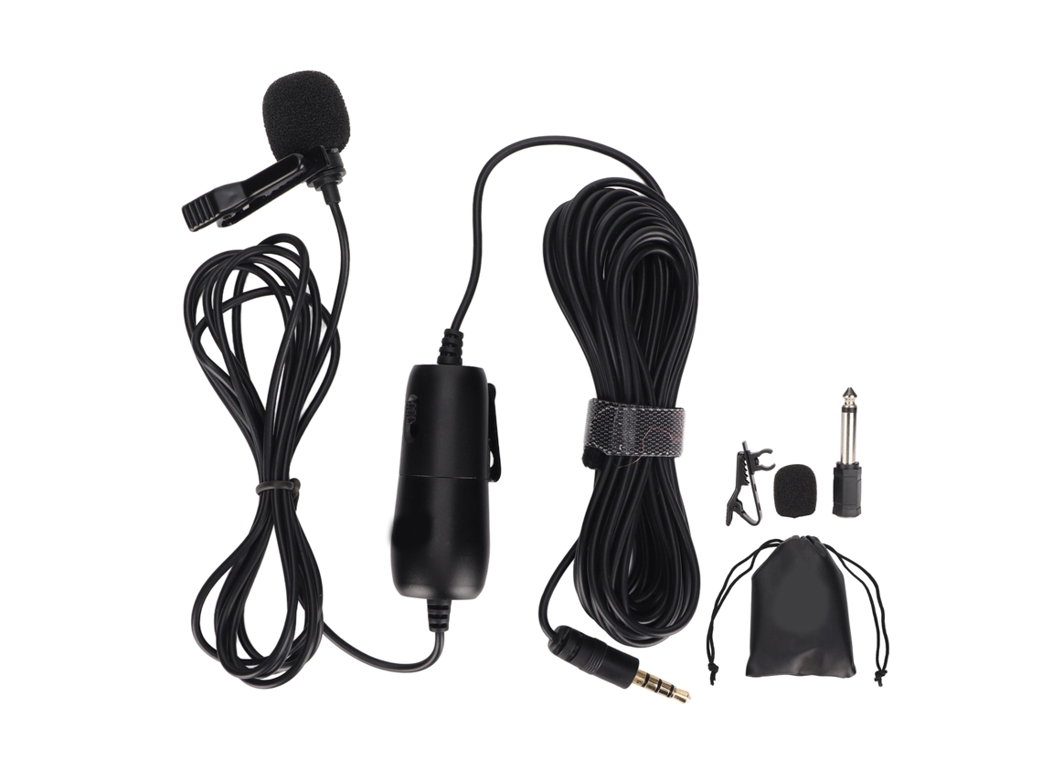 Microfone Lavalier Condensador EOOCOO