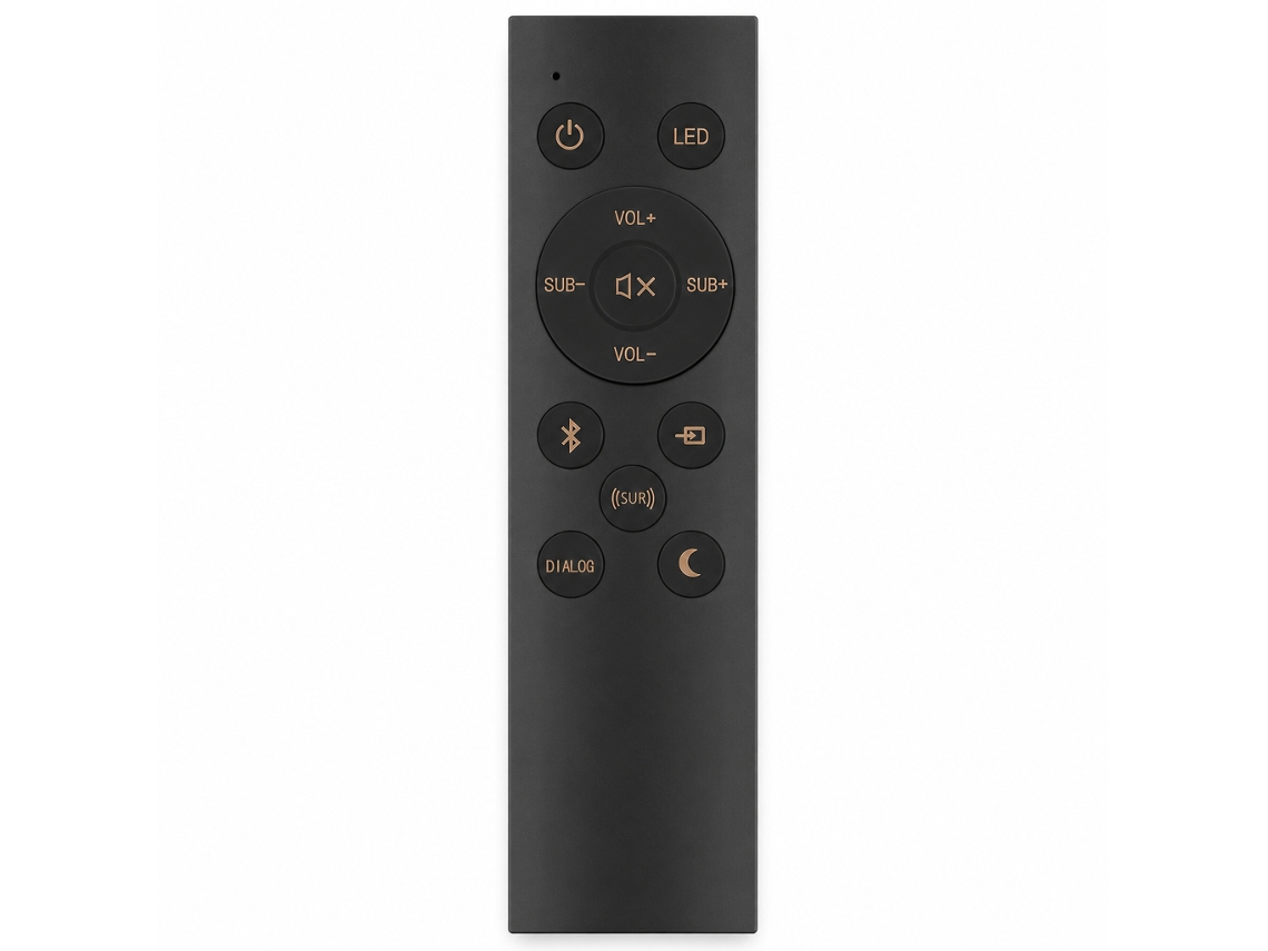 Comando À Distância Para Soundbar Klipsch Compatível Com Rsb-4b, Rsb-11, Rsb-14 E R-20b, Modelo 2