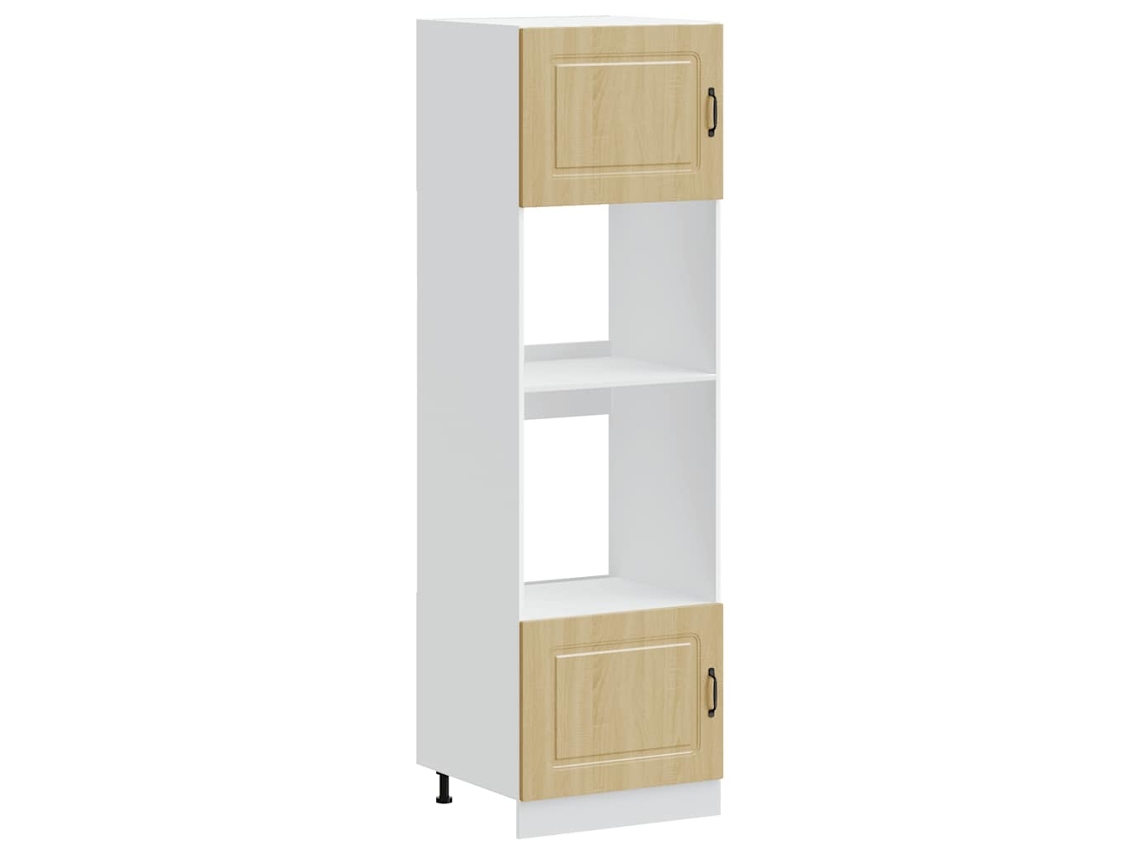 Conjunto de Armários Forno 2pcs Kalmar Derivado da Madeira Carvalho Sonoma MAISON EXCLUSIVE