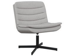 Conjunto 1 Cadeira Giratória Vidaxl Cinzento Tecido (63 X 75 X 76 Cm)
