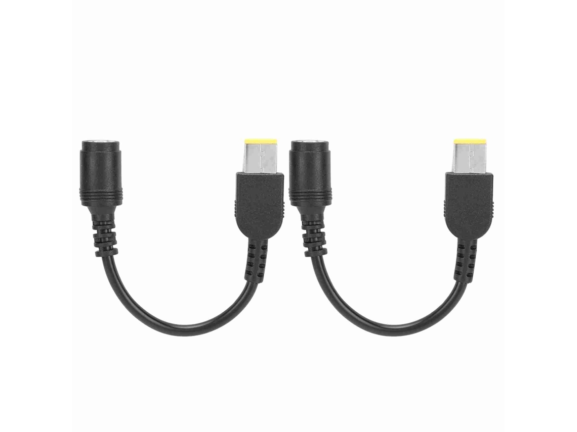 Aetheria 2pcs Conversor de Energia Cabo Adaptador 5.5x2.1mm para 7.9x5.5mm para Lenovo Thinkpad X1/x240/g405