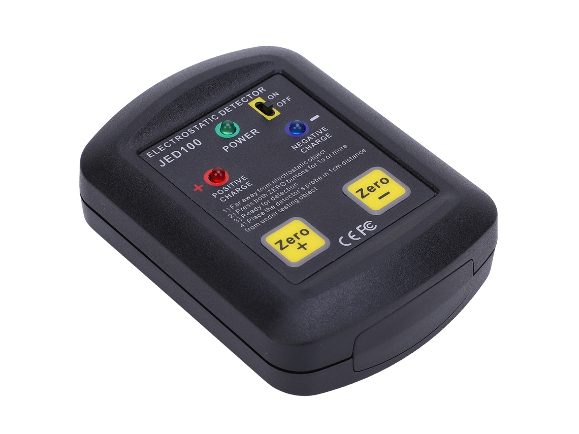 Medidor de Campo Eletrostático Jed100 Tester de Voltagem Eletrostática para Tecidos Não Tecidos