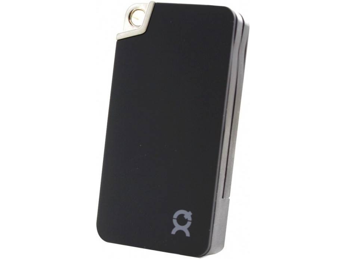 Powerbank XQISIT 21694 (1500 mAh - Lightning e MicroUSB - Preto)