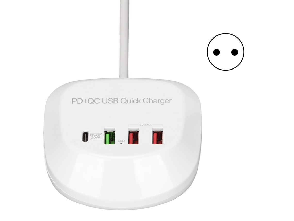 Carregador Usb LAXISCREED 4 Portas T3p