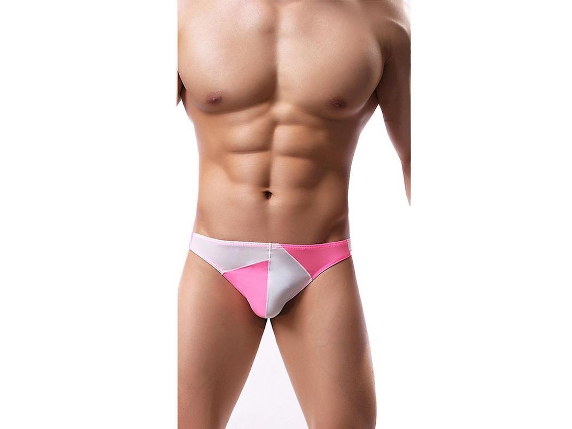 2026 tanga para Hombre G strings de Colores Bloqueados Calzoncillos de Poliéster Nuevo