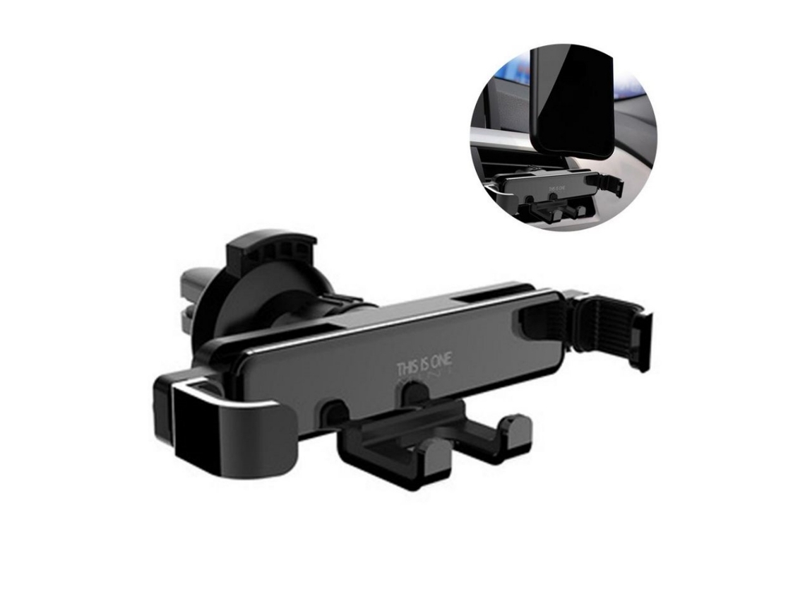 Suporte Universal Para Celular Na Saída De Ar Do Carro, Suporte Para Celular Com Design De Gravidade E Materiais De Alta Qualidade, Base Antiderrapant