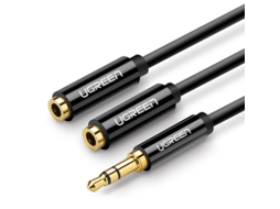 Adaptador Ugreen Aux Preto