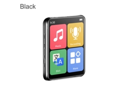 MP3 YIZHOOD D2 256G)Portátil Bluetooth 5.0 Full Touch Screen Sport Lossless HIFI Rádio FM preto