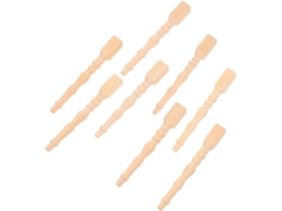 Conjunto De 6-mini Pés Mesa Madeira Para Maquetes Móveis Diy, Ideais Para Micro Paisagens E Projetos Em Miniatura