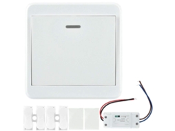 Kit Receptor De Interruptor Controle Remoto Sem Fio Inteligente Ac90-260v 10a 50 60hz Abs Dispositivo Casa