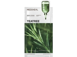 Máscara de Tecido Tea Tree, 24 Unidades Hidratação e Ação Calmante para Pele com Tendência a Acne MEDIHEAL