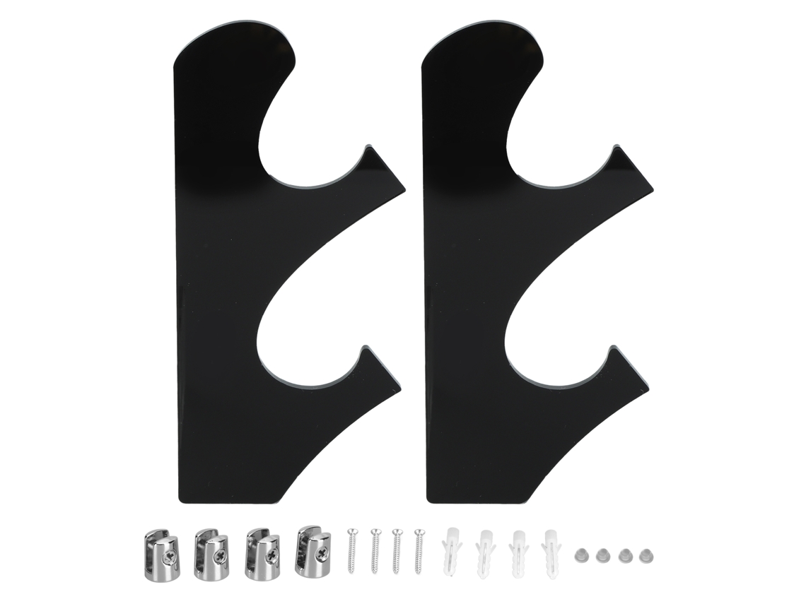Suporte para espada vintage, acrílico multicamadas resistente a quebra (1 par/conjunto)