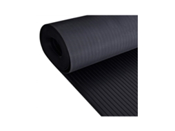 Estera Antideslizante De Caucho Goma 3mm | Rollos | Pavimento Suelo Goma | Varias Medidas Suelo Rayado Ancho 1m (ancho) X 15m (largo)