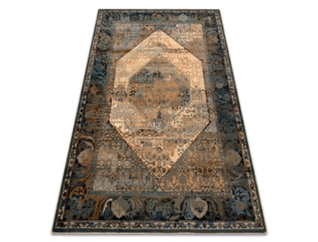 Tapete DYWANY LUSZCZOW Omega Seneh Conhaque Lã Multicor (235x350cm)