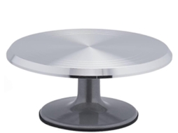 Prato Giratório De Metal Profissional Para Decoração De Bolos, 30 Cm Slowmoose