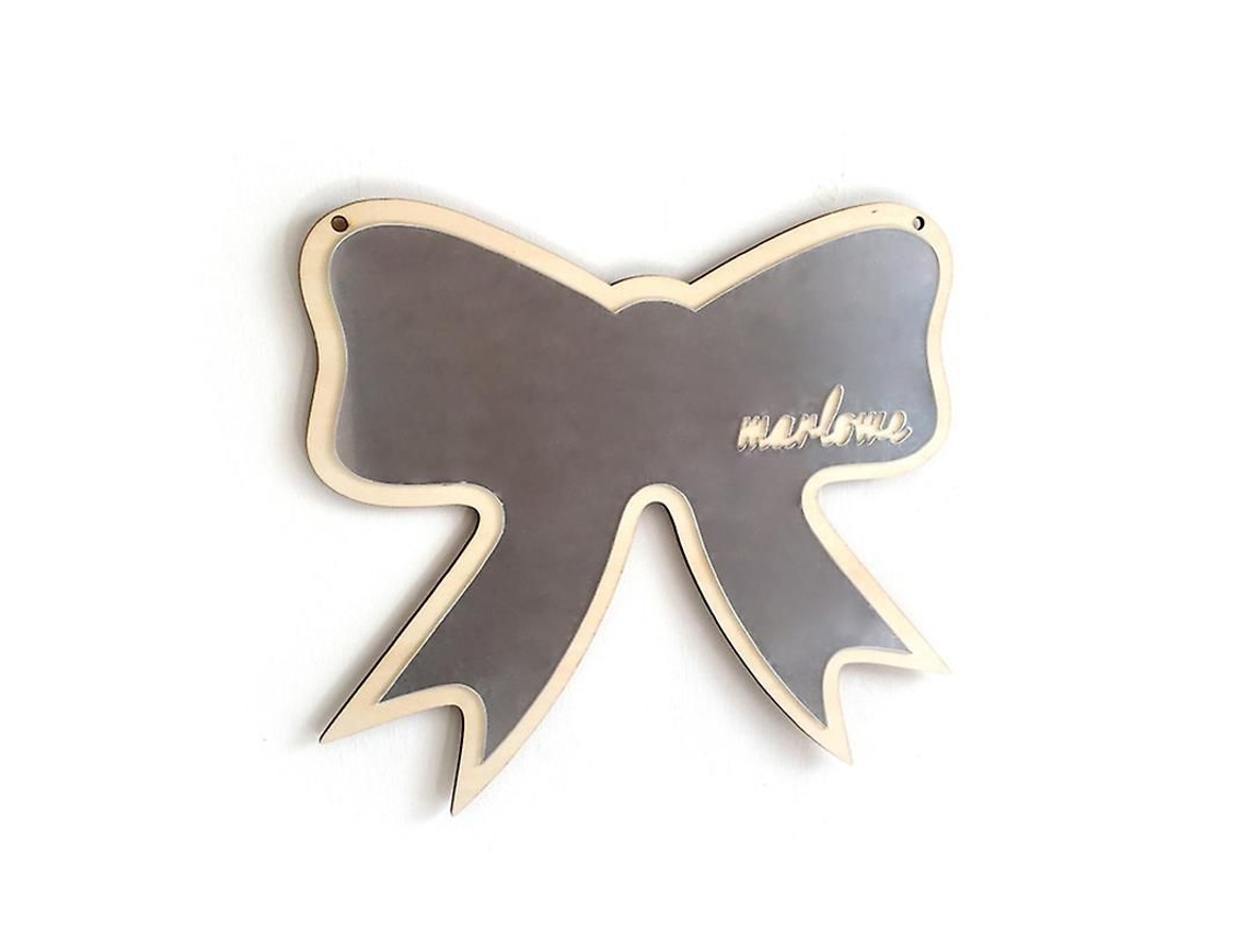 Espelho Decorativo De Madeira Com Design De Personagem Cartoon Para Crianças E Lar - Espelho Claro E Ornamento Arco