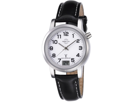 Relógio MASTER TIME Mulher (Pele Genuína - Preto)