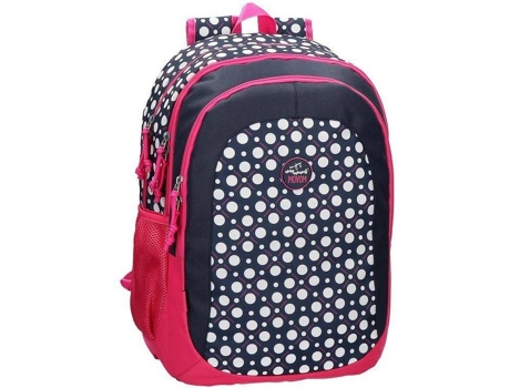 Mochila  Movom Azul e Rosa (44x33x18cm)