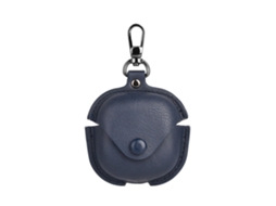 Capa CZHHMART para Samsung Buds 4/4 Pro com Chaveiro em Pu (cáqui)