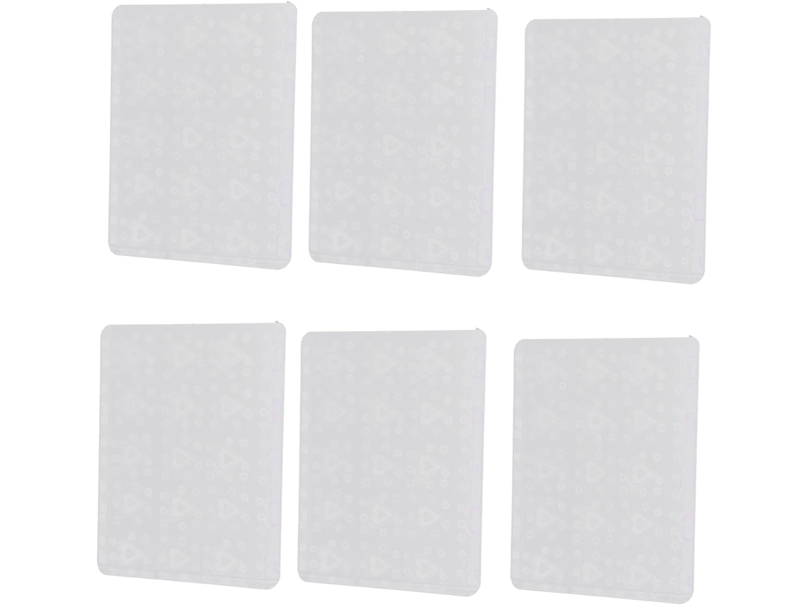 Ultechnovo 50 Peças Lote De Proteção Cartes Transparente Pvc Épais Pochettes Cartes De Jeu Et Photos