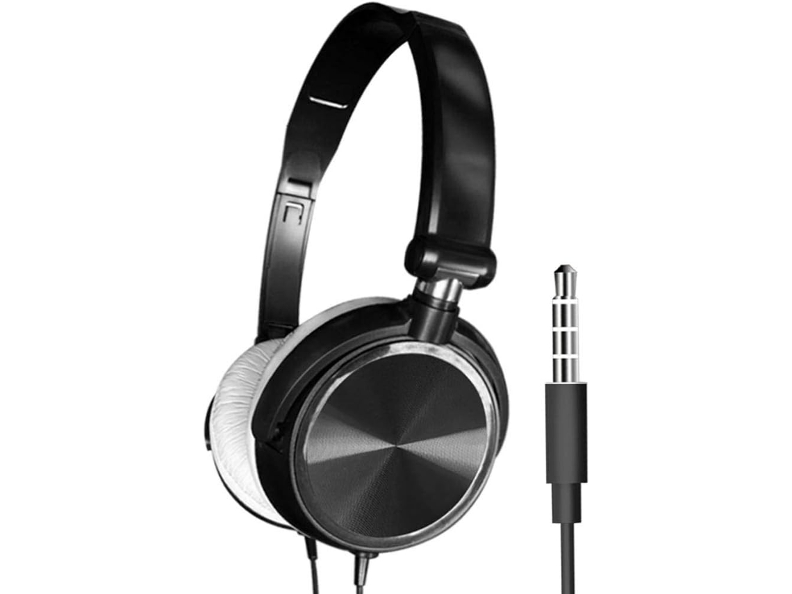 S1 Casque Filaire Estéreo Flexível 3,5 Mm Noir