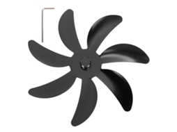 Acessórios Para Ventilador De Lareira (pás De Ventilador De Liga De Alumínio De 7 Lâminas, Fáceis De Instalar)