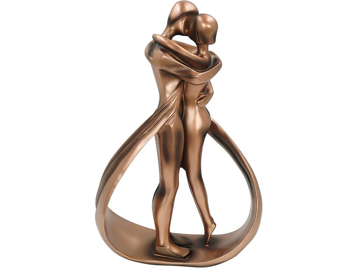 Estátua De Casal Aniversário - Decoração De Sala De Estar Para Casa Feminino Masculino