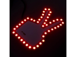 Lâmpada Led Para Comunicação Interativa Por Gestos Entre Motoristas, Em Pvc, Luz Multifuncional Para Carro, Ideal Para