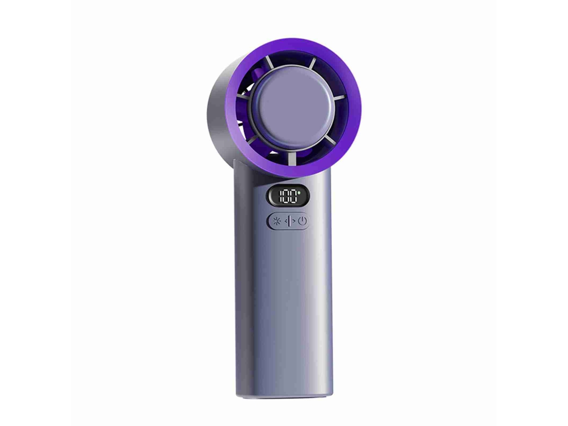 Handheld Fan 3600mah Usb Rechargeable Lcd Mini Cooling Fan Home Outdoor