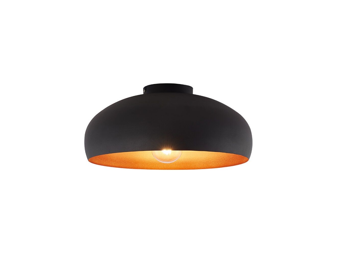 Plafon Led Decorativo 1xe27 23w Ip20 Metal Preto Braytron