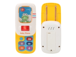 Primerox brinquedo Celular Musical para Bebê com Luz e Sons Educativo Brincadeira Simulação