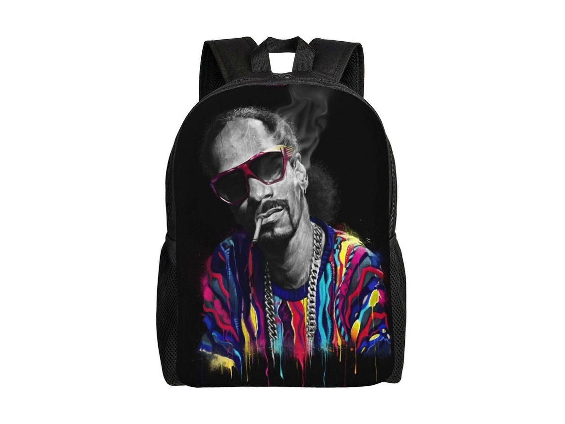 Mochila De Estudante Snoop Dogg I50, Durável E Leve, À Prova Dágua E Com Alça De Ombro Respirável. Olysi Shop