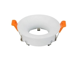 Suporte de Ponto Branco Redondo Branco Corrigido Gui0/Mr16 Ip20 HOROZ ELECTRIC