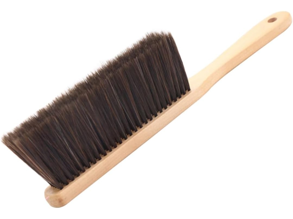 Escova De Limpeza Multiuso Com Cabo Confortável E Design Em Madeira, Ideal Para Limpar Poeira De Grandes Superfícies