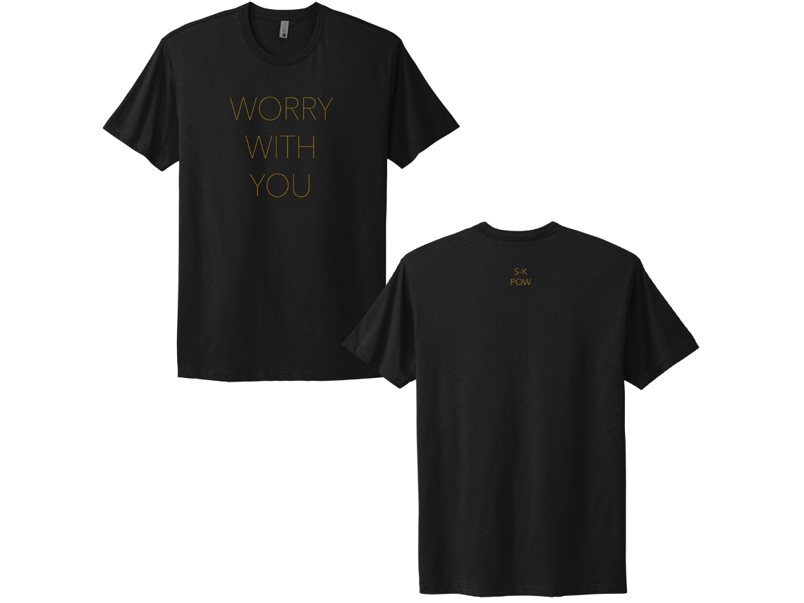 Sleater kinney Worry With You T shirt ROCKINSTONE Unisex Adults Best Sellers Size:s