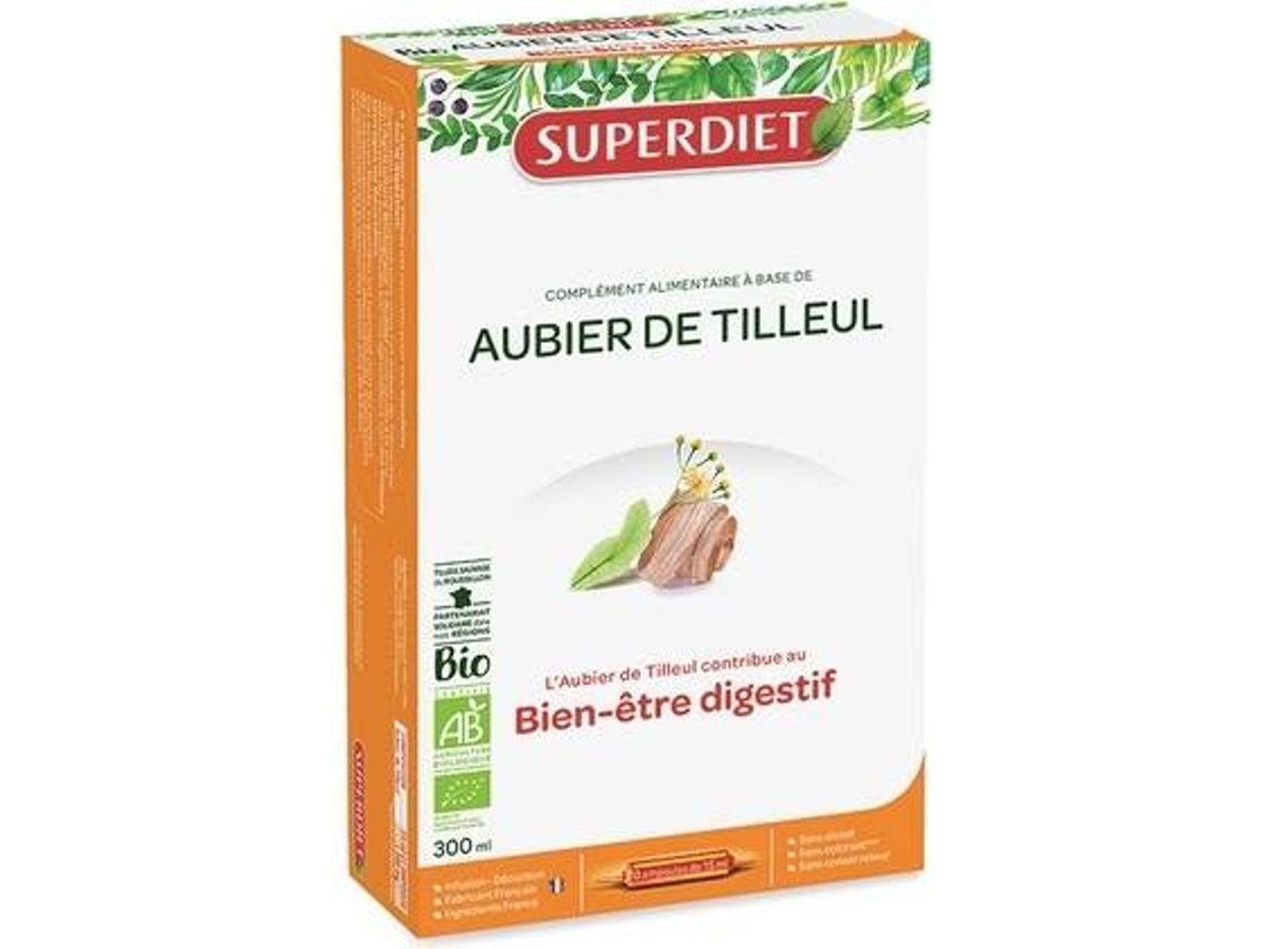 Suplemento Alimentar SUPERDIET Extrato De Tília (20 ampolas de 15ml)