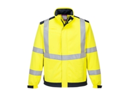 Jaqueta Softshell Modaflame Multi Norm Arc Alta Proteção / Amarelo Marinho / M Portwest