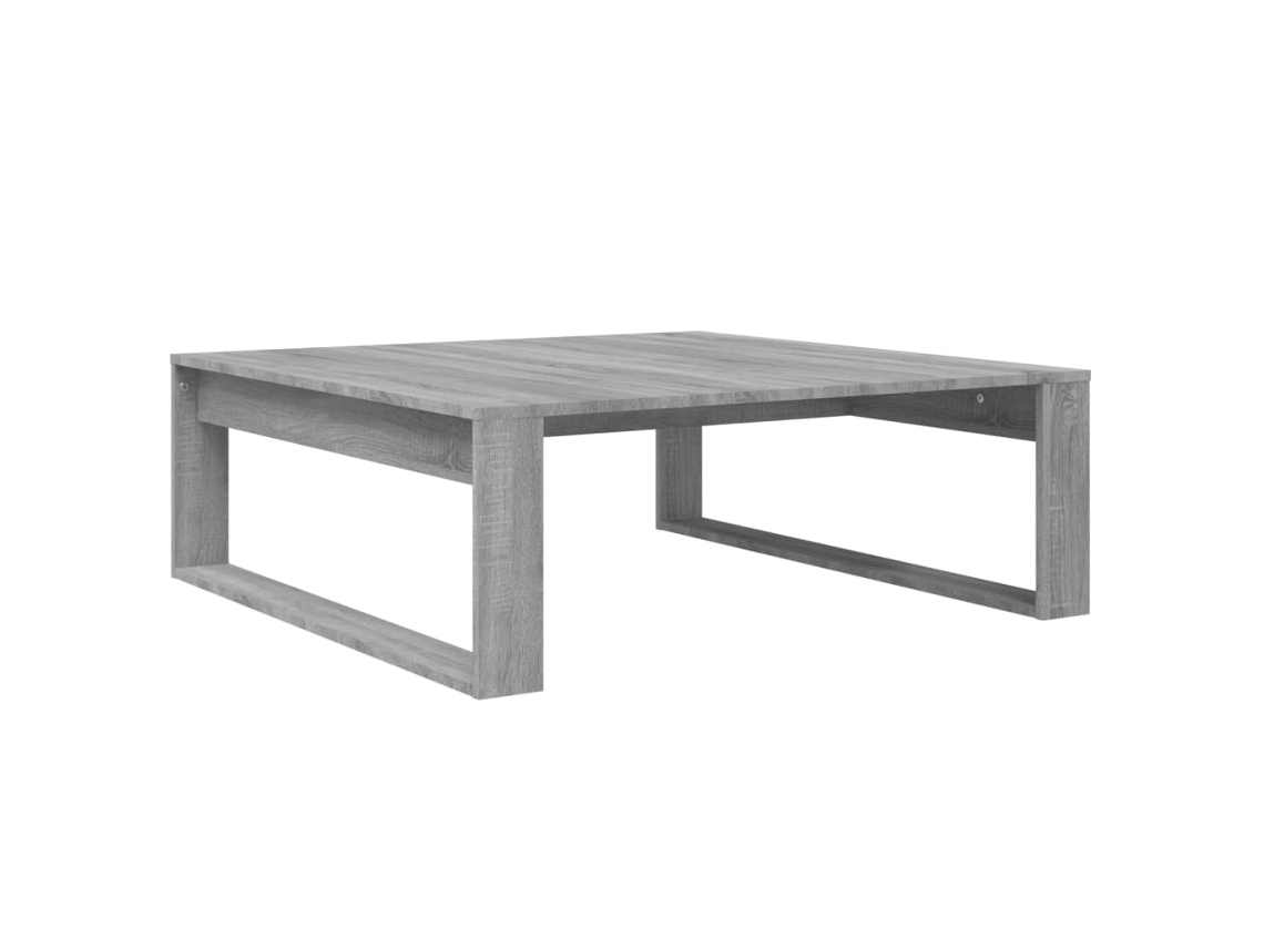 Coffee Table, Coffee Tables Vidaxl Cinzeto Madeira Processada (100 X 100 Cm)